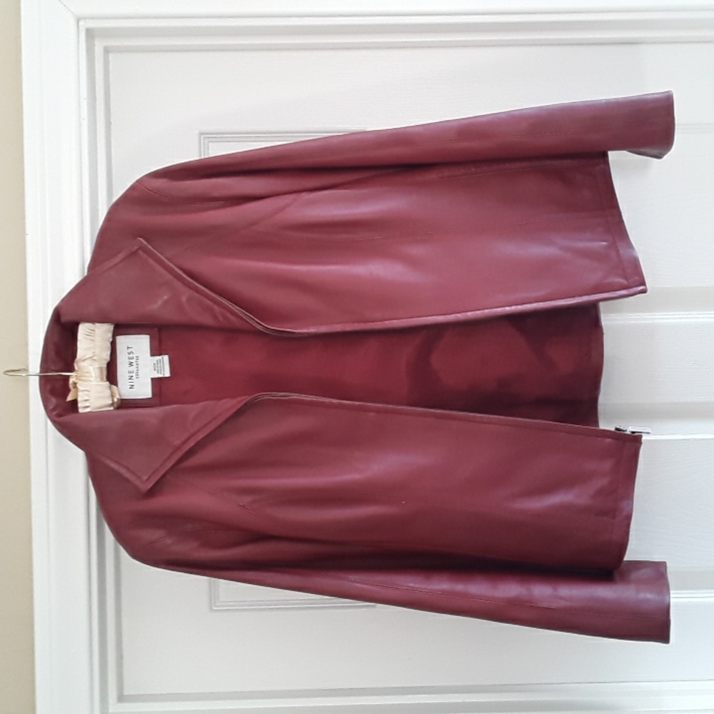 Nine West women's leather jacket